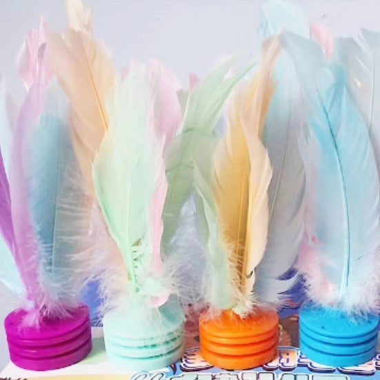 Colorful shuttlecock for children, elementary school students, sports, adult keys, kicking shuttlecock, shuttlecock ball, competition specific, healthy tendons, and paddles