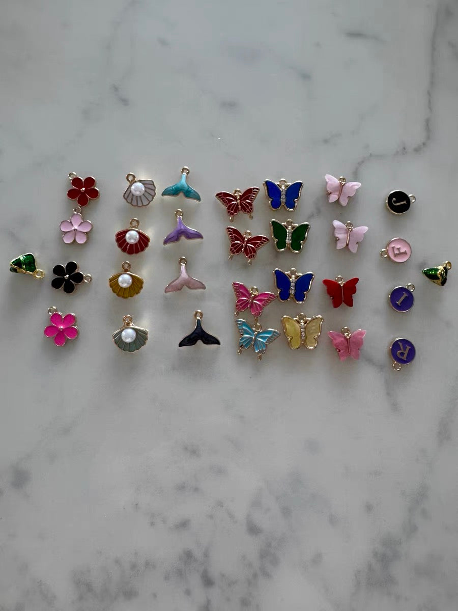 【Mixed DIY Jewelry Accessories】 Alloy Handmade Beaded Bracelet Necklace Pendant Accessories A812