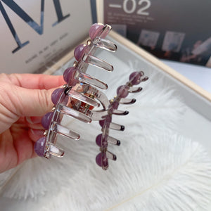 Super sized pearl grip clip for women's high-end hair accessories at the back of the head, with a net red hair clip, temperament, shark clip, and a large amount of hair A983