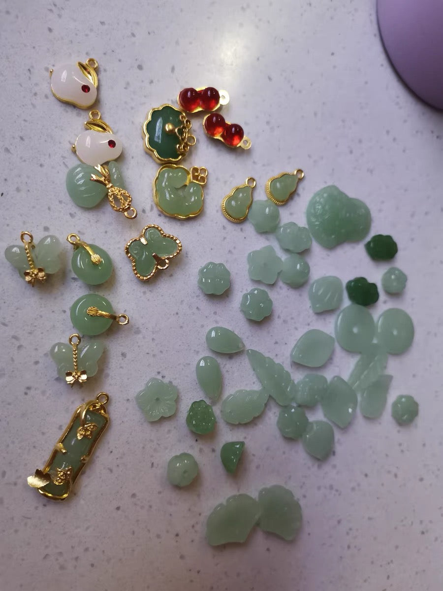 【Mixed DIY Jewelry Accessories】 Alloy Handmade Beaded Bracelet Necklace Pendant Accessories A812