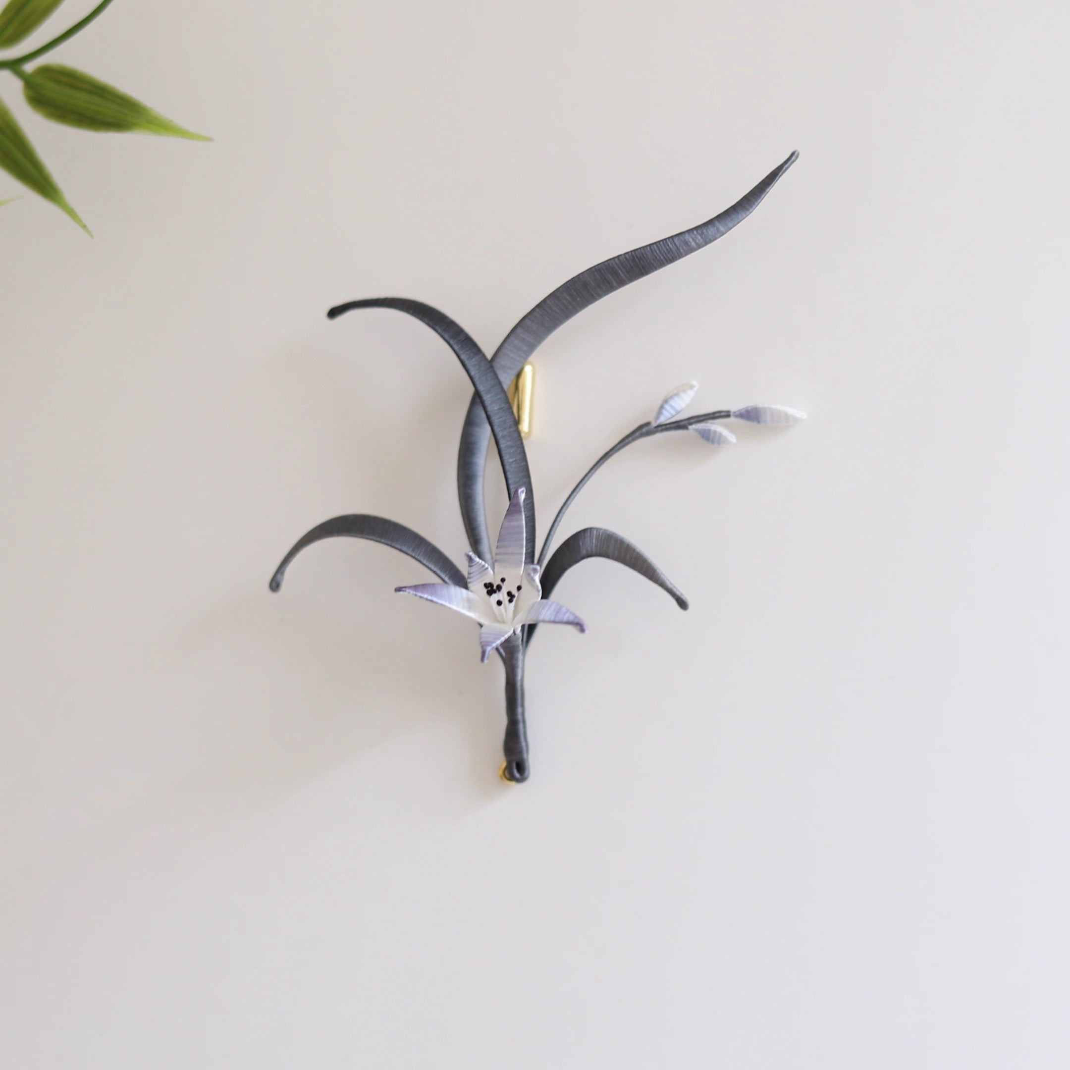 Intangible Cultural Heritage wrapping flower brooch 1piece A1126