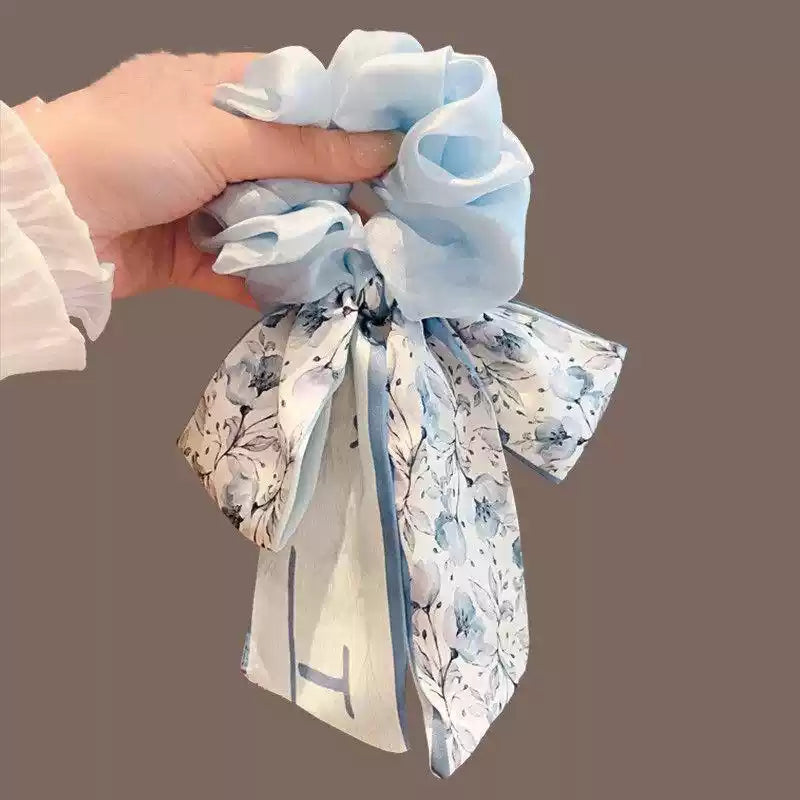 Butterfly bow headband for women 2025 new style ribbon headband, large headband, high-end hair tie, rubber band hair accessory