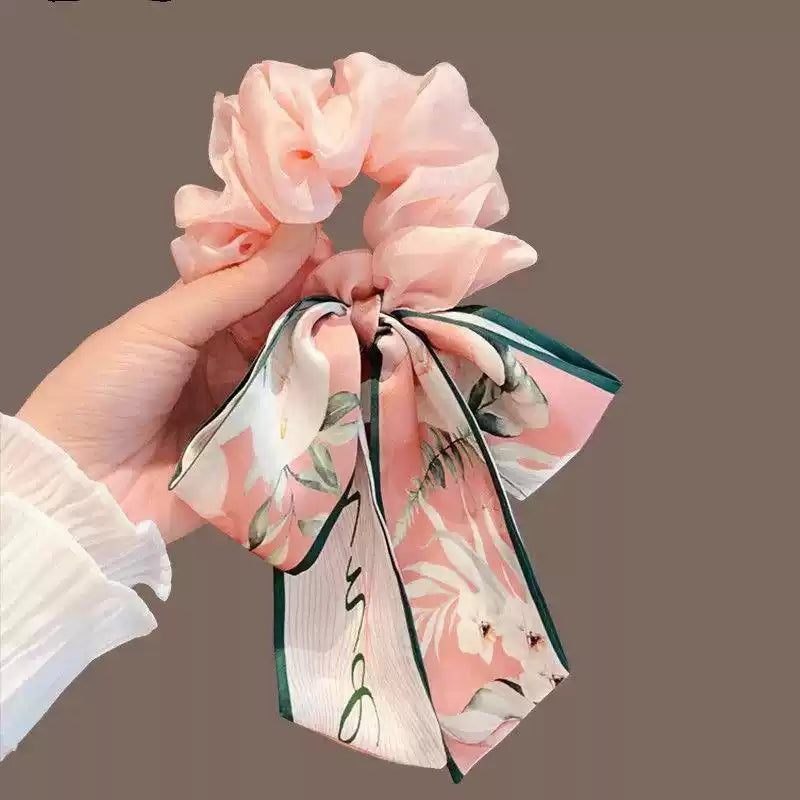 Butterfly bow headband for women 2025 new style ribbon headband, large headband, high-end hair tie, rubber band hair accessory