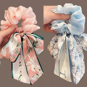 Butterfly bow headband for women 2025 new style ribbon headband, large headband, high-end hair tie, rubber band hair accessory
