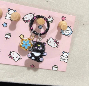 Cute Cartoon Cat Keychain New style Cat Bell Phone Pendant Bag Pendant Accessories