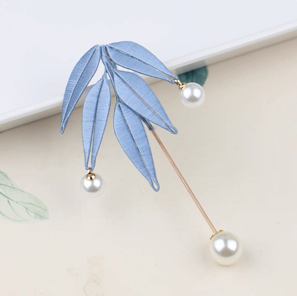 Handicraft hairpin brooch decoration mulberry silk thread wrapped flower DIY material kits A1010