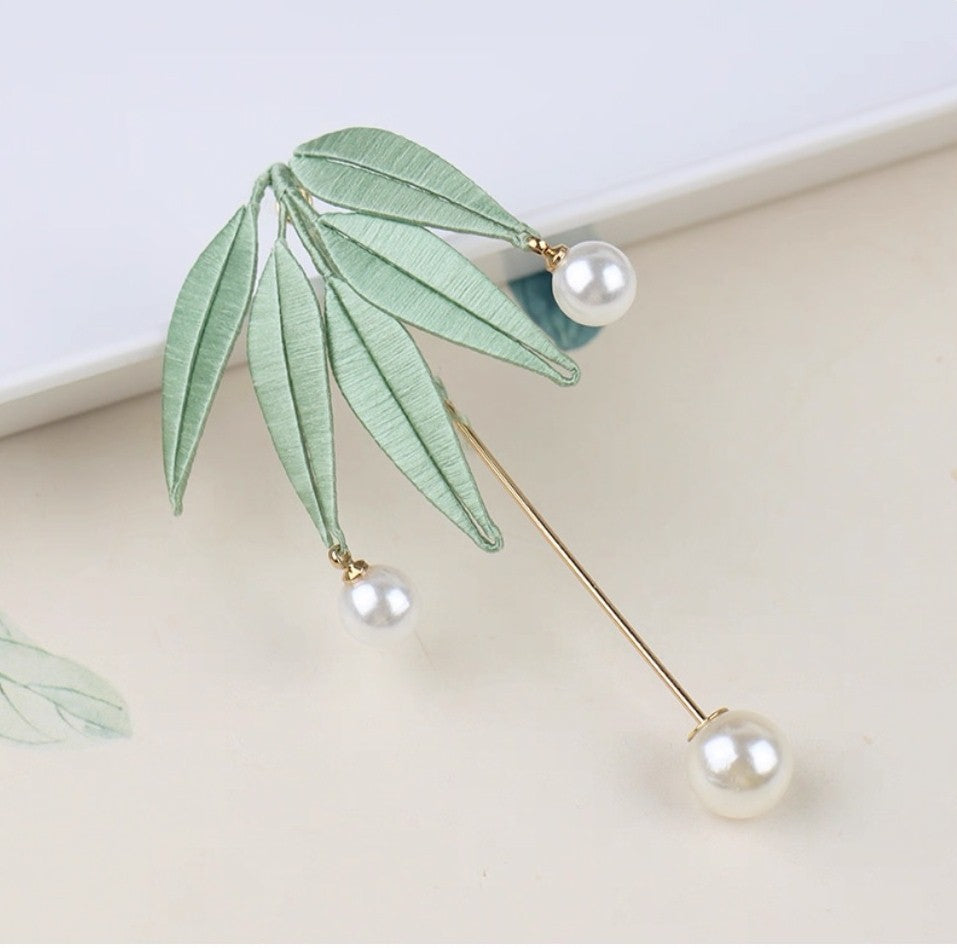Handicraft hairpin brooch decoration mulberry silk thread wrapped flower DIY material kits A1010