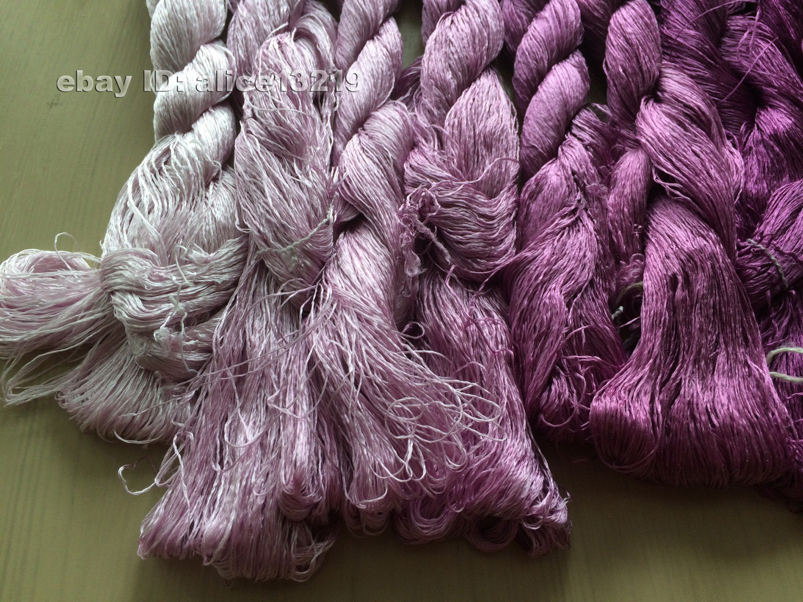 10bundles 100%real mulberry silk,hand-dyed embroidery silk floss/thread N101