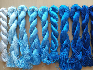 10bundles 100%real mulberry silk,hand-dyed embroidery silk floss/thread N102