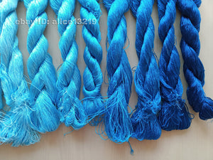 10bundles 100%real mulberry silk,hand-dyed embroidery silk floss/thread N102