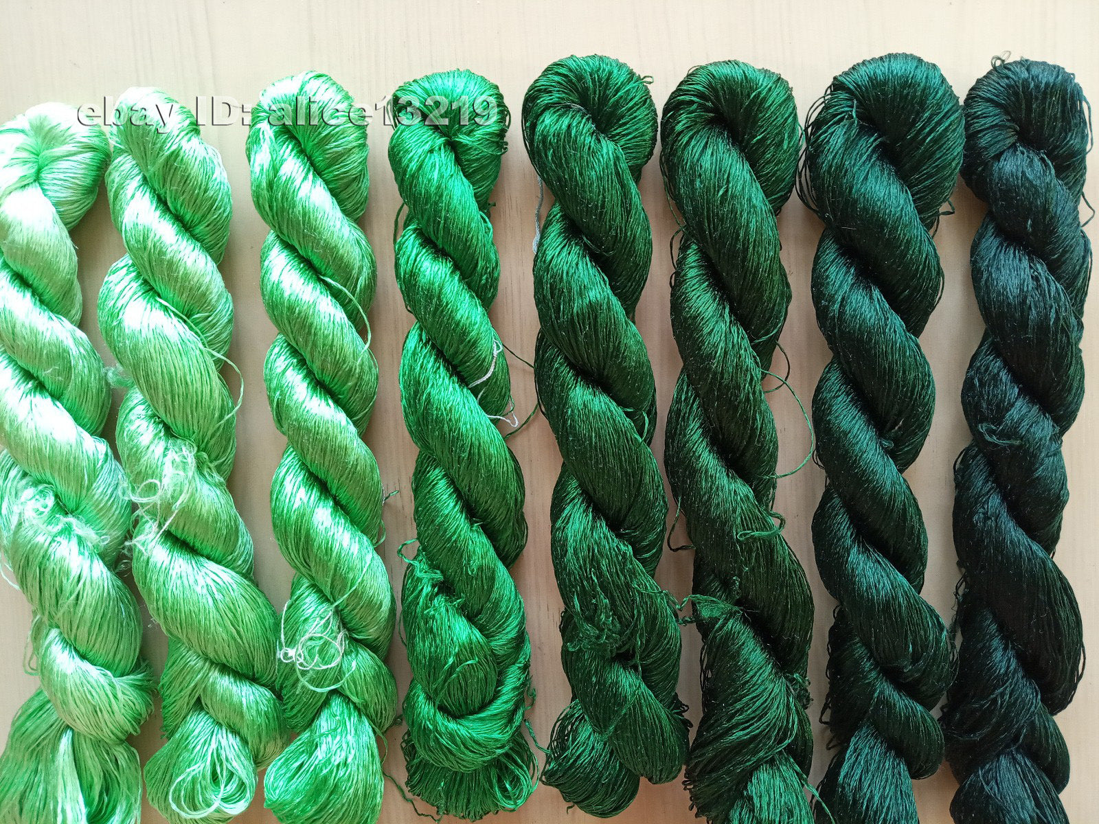 8bundles 100%real mulberry silk,hand-dyed embroidery silk floss/thread N103