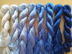 8bundles 100%real mulberry silk,hand-dyed embroidery silk floss/thread N104