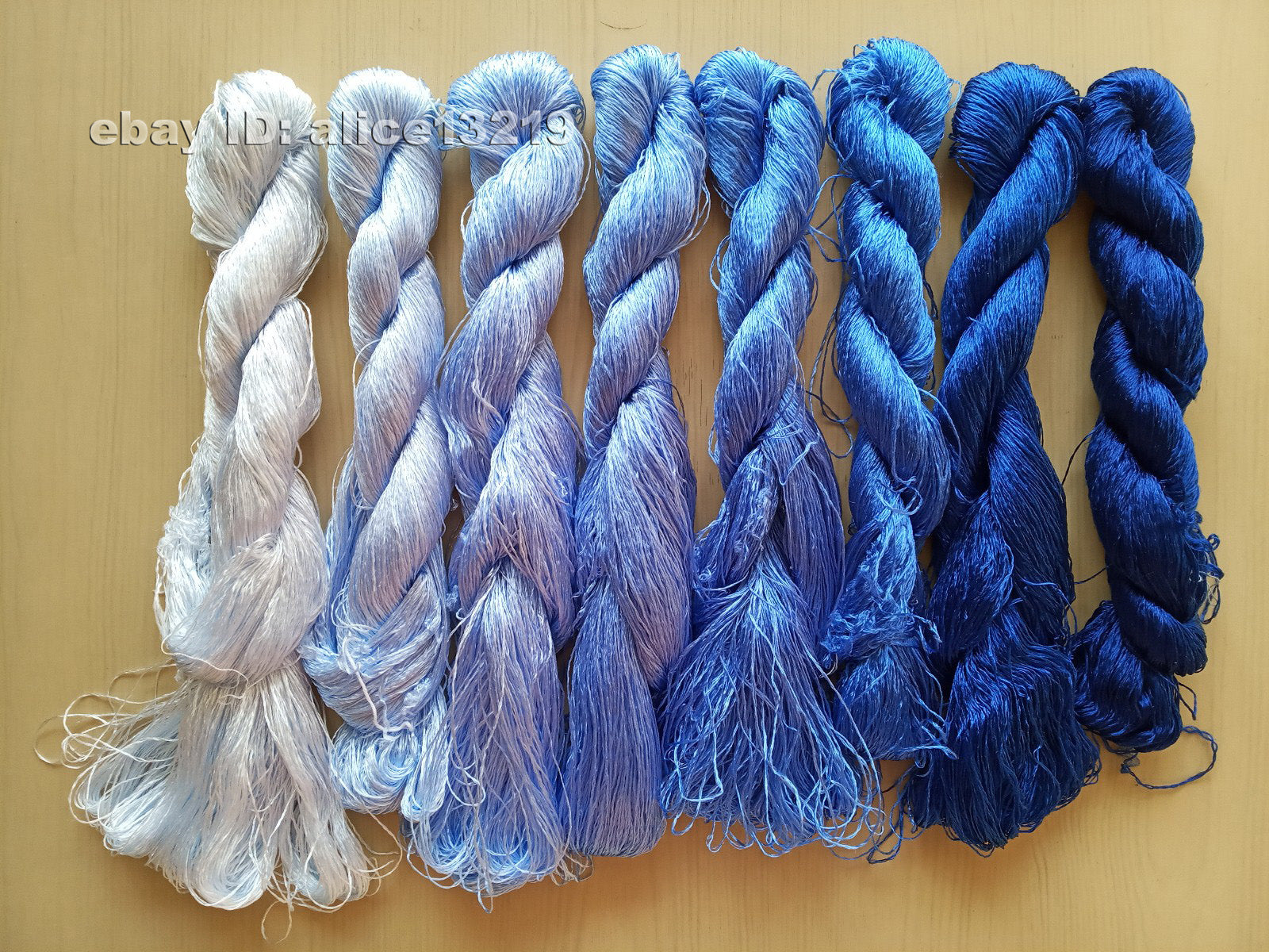 8bundles 100%real mulberry silk,hand-dyed embroidery silk floss/thread N104