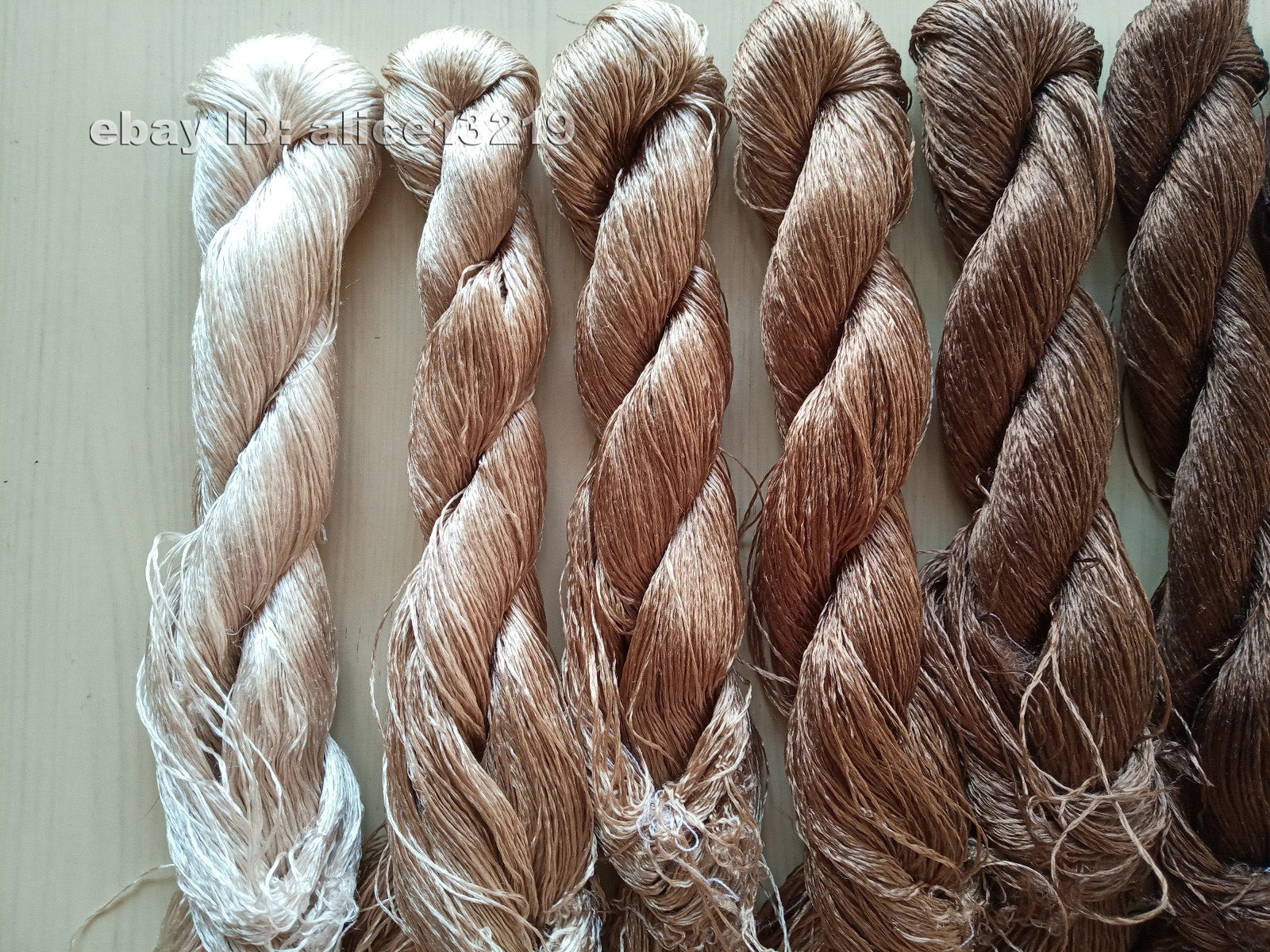 7bundles 100%real mulberry silk,hand-dyed embroidery silk floss/thread N105