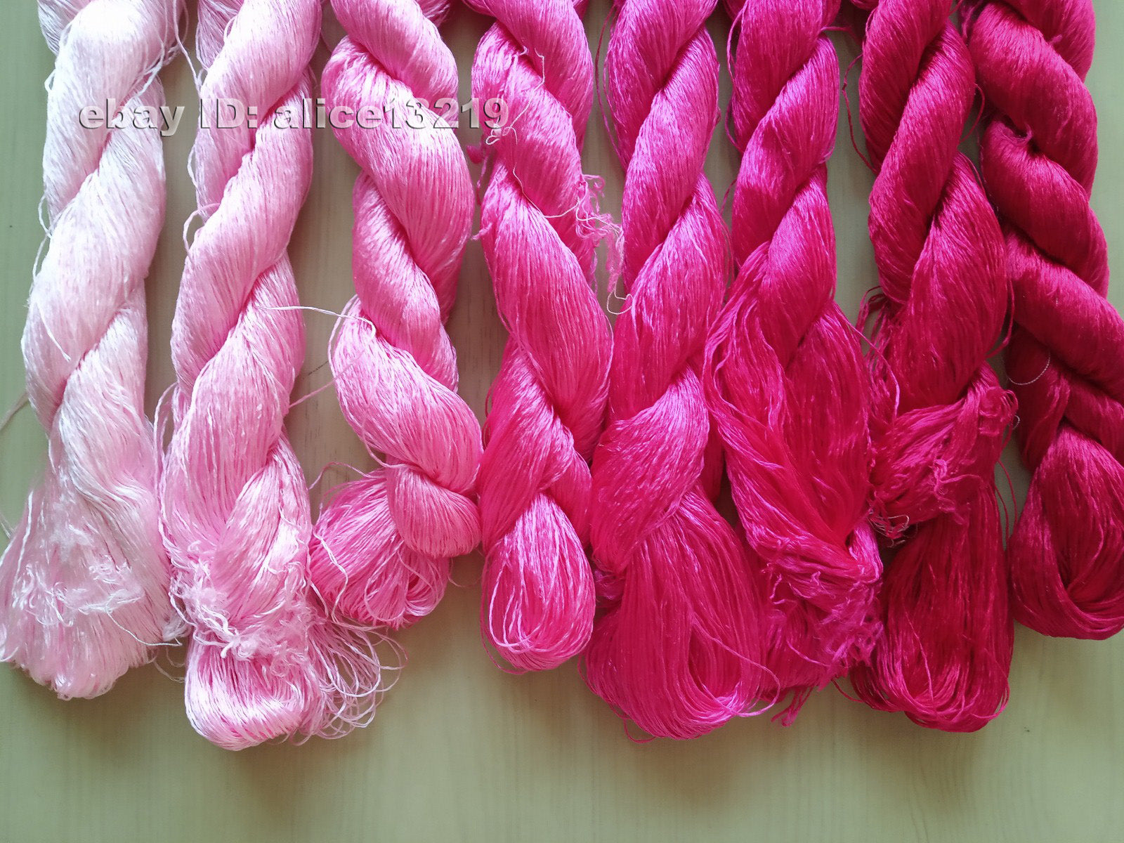 8bundles 100%real mulberry silk,hand-dyed embroidery silk floss/thread N106