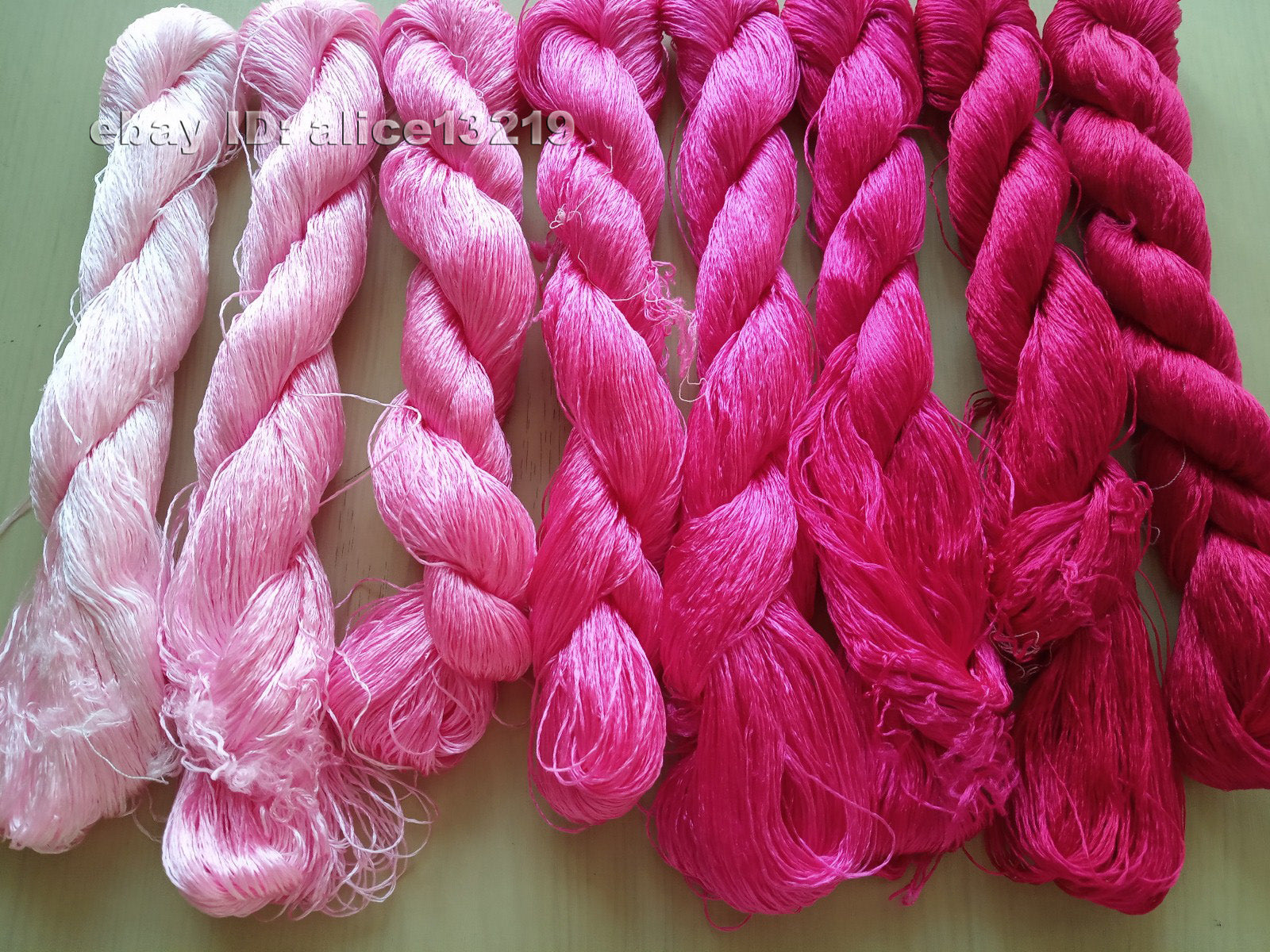 8bundles 100%real mulberry silk,hand-dyed embroidery silk floss/thread N106