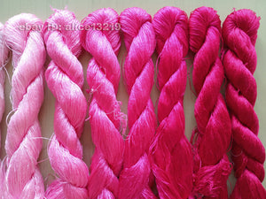 8bundles 100%real mulberry silk,hand-dyed embroidery silk floss/thread N106