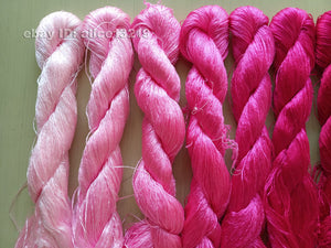 8bundles 100%real mulberry silk,hand-dyed embroidery silk floss/thread N106