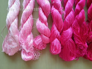 8bundles 100%real mulberry silk,hand-dyed embroidery silk floss/thread N106