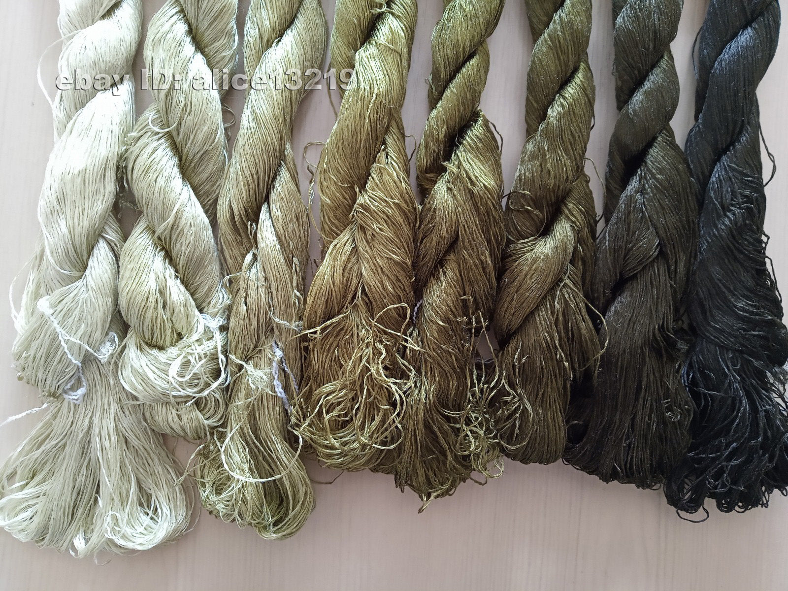 8bundles 100%real mulberry silk,hand-dyed embroidery silk floss/thread N108