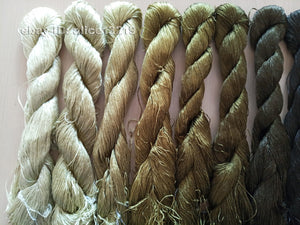 8bundles 100%real mulberry silk,hand-dyed embroidery silk floss/thread N108