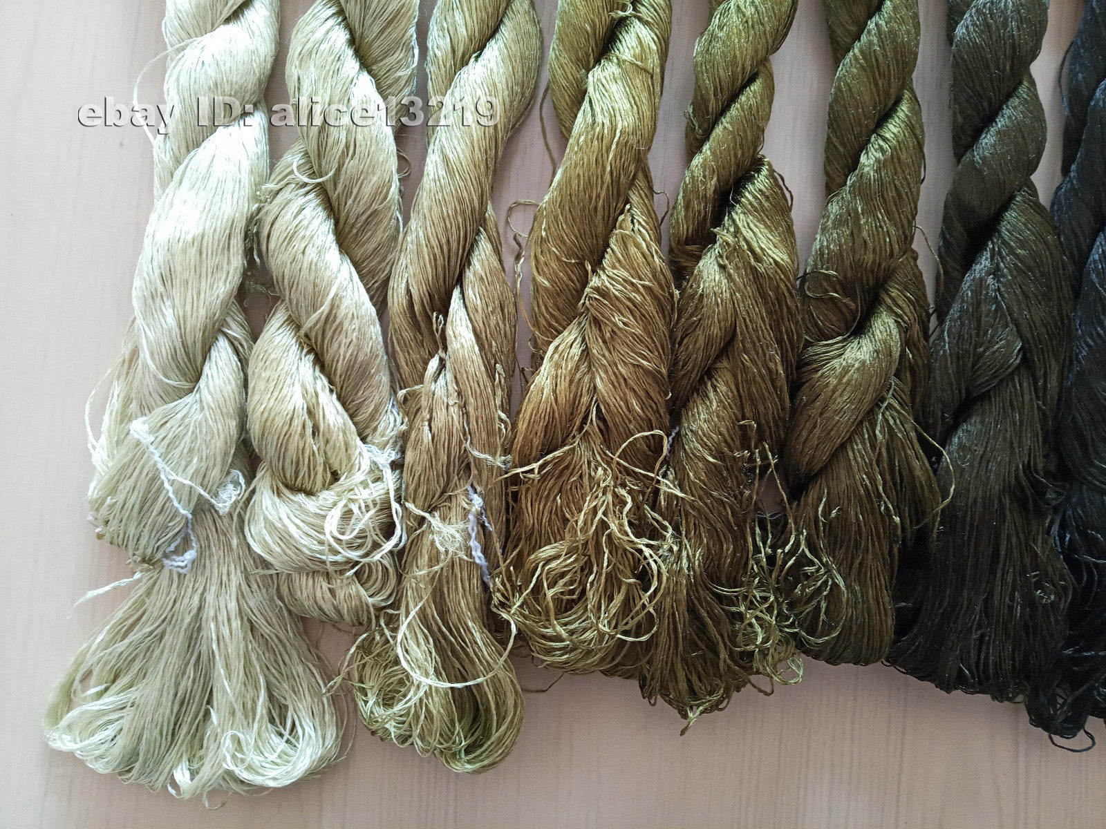 8bundles 100%real mulberry silk,hand-dyed embroidery silk floss/thread N108