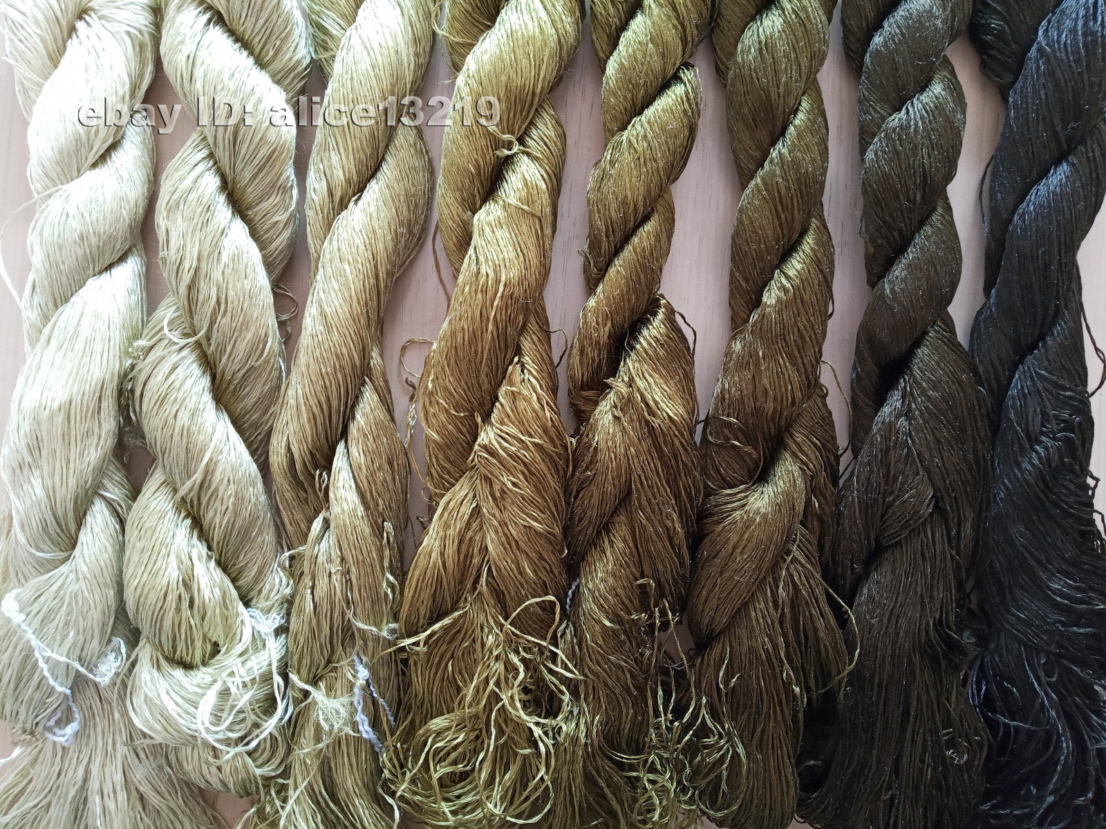 8bundles 100%real mulberry silk,hand-dyed embroidery silk floss/thread N108