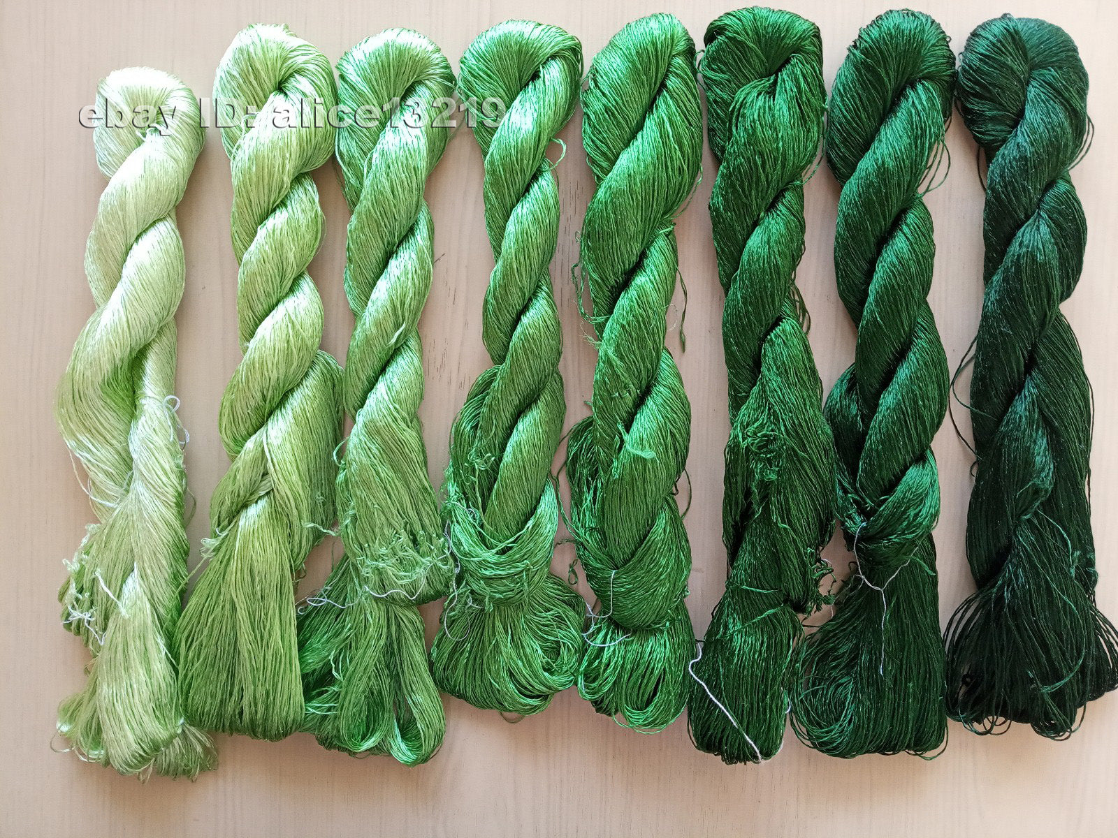 8bundles 100%real mulberry silk,hand-dyed embroidery silk floss/thread N109