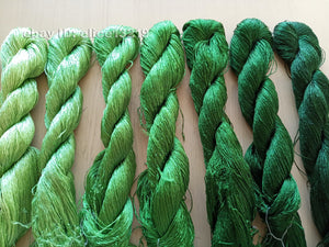 8bundles 100%real mulberry silk,hand-dyed embroidery silk floss/thread N109