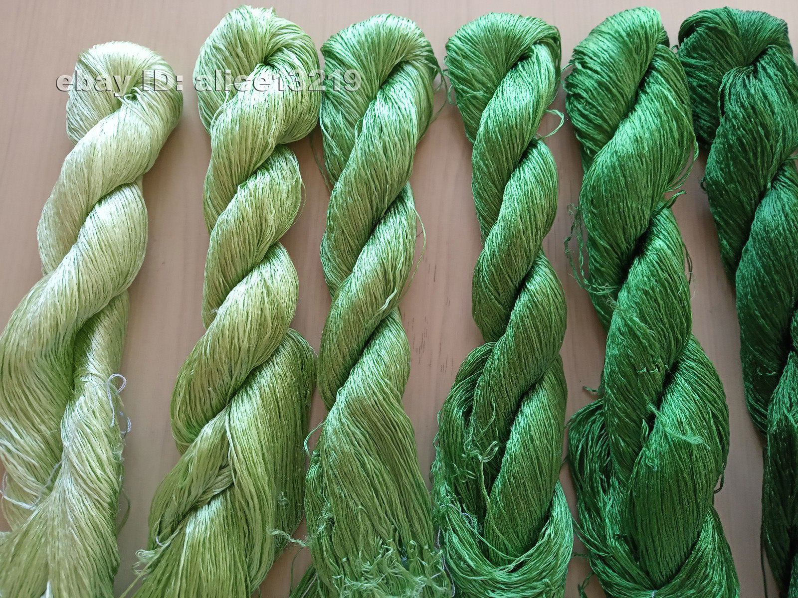 8bundles 100%real mulberry silk,hand-dyed embroidery silk floss/thread N109