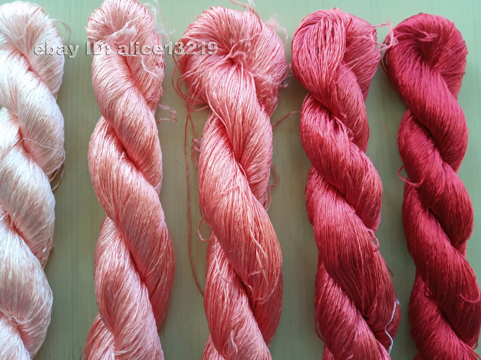 6bundles 100%real mulberry silk,hand-dyed embroidery silk floss/thread N114