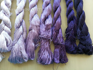 8bundles 100%real mulberry silk,hand-dyed embroidery silk floss/thread N115