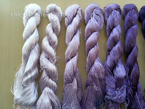 8bundles 100%real mulberry silk,hand-dyed embroidery silk floss/thread N115