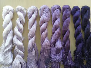 8bundles 100%real mulberry silk,hand-dyed embroidery silk floss/thread N115