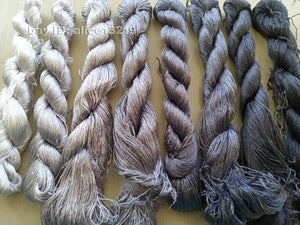 8bundles 100%real mulberry silk,hand-dyed embroidery silk floss/thread N116