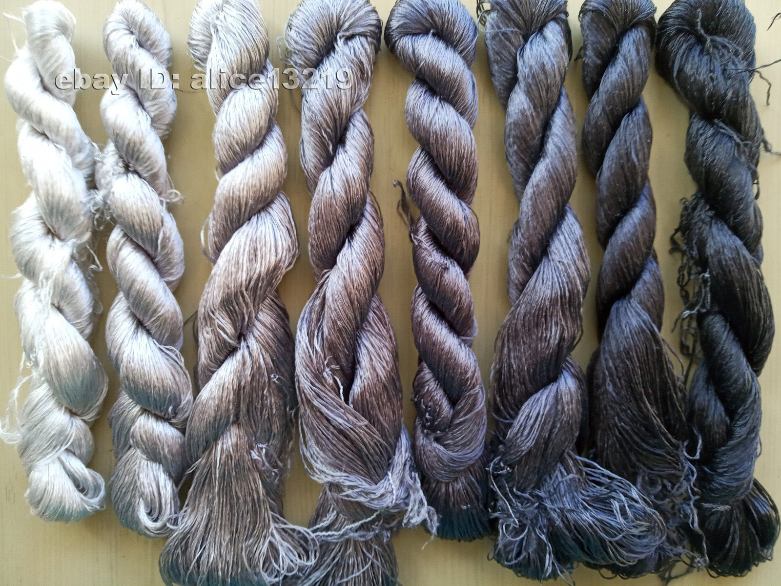 8bundles 100%real mulberry silk,hand-dyed embroidery silk floss/thread N116