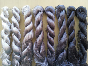 8bundles 100%real mulberry silk,hand-dyed embroidery silk floss/thread N116