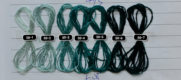 Chinese 100%silk,hand-dyed embroidery floss/thread (962colors for choose)131118