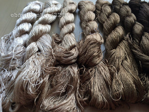 8bundles 100%real mulberry silk,hand-dyed embroidery silk floss/thread N12