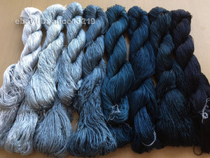 8bundles 100%real mulberry silk,hand-dyed embroidery silk floss/thread N13