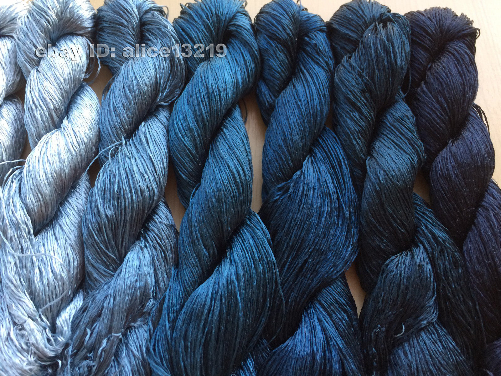 8bundles 100%real mulberry silk,hand-dyed embroidery silk floss/thread N13