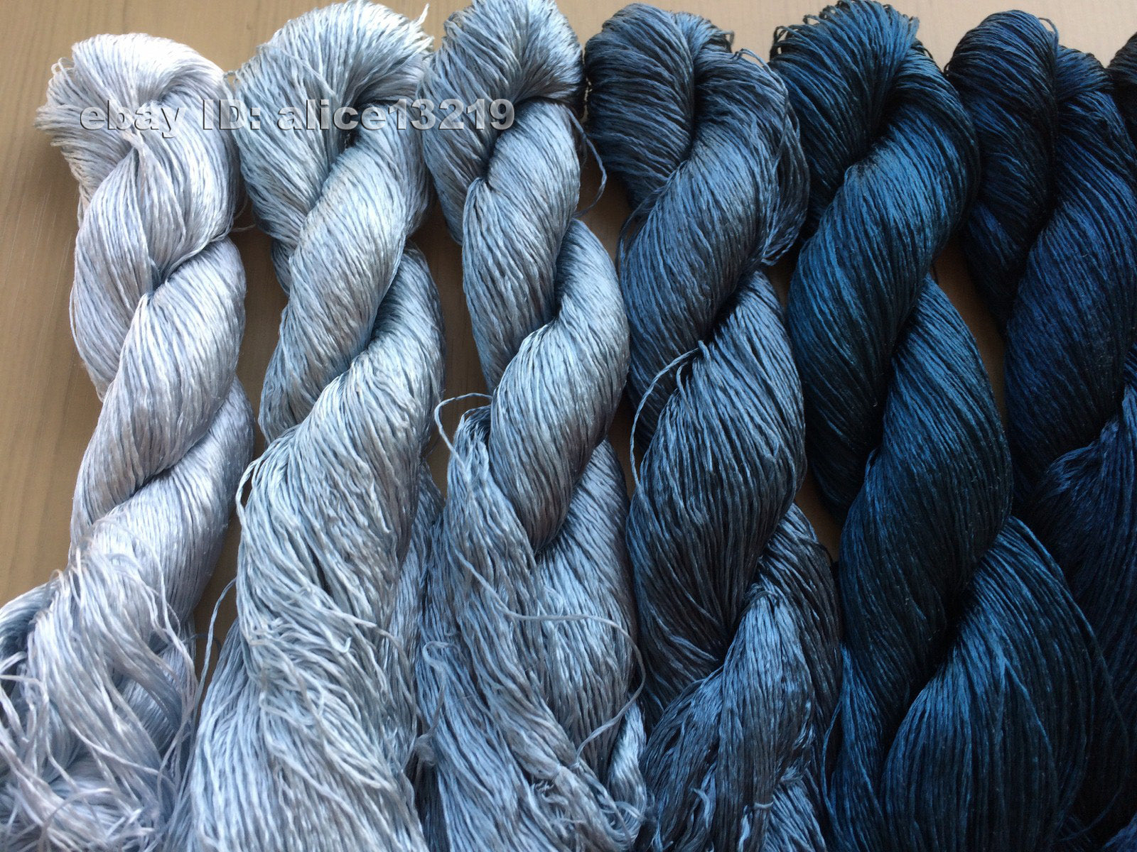8bundles 100%real mulberry silk,hand-dyed embroidery silk floss/thread N13