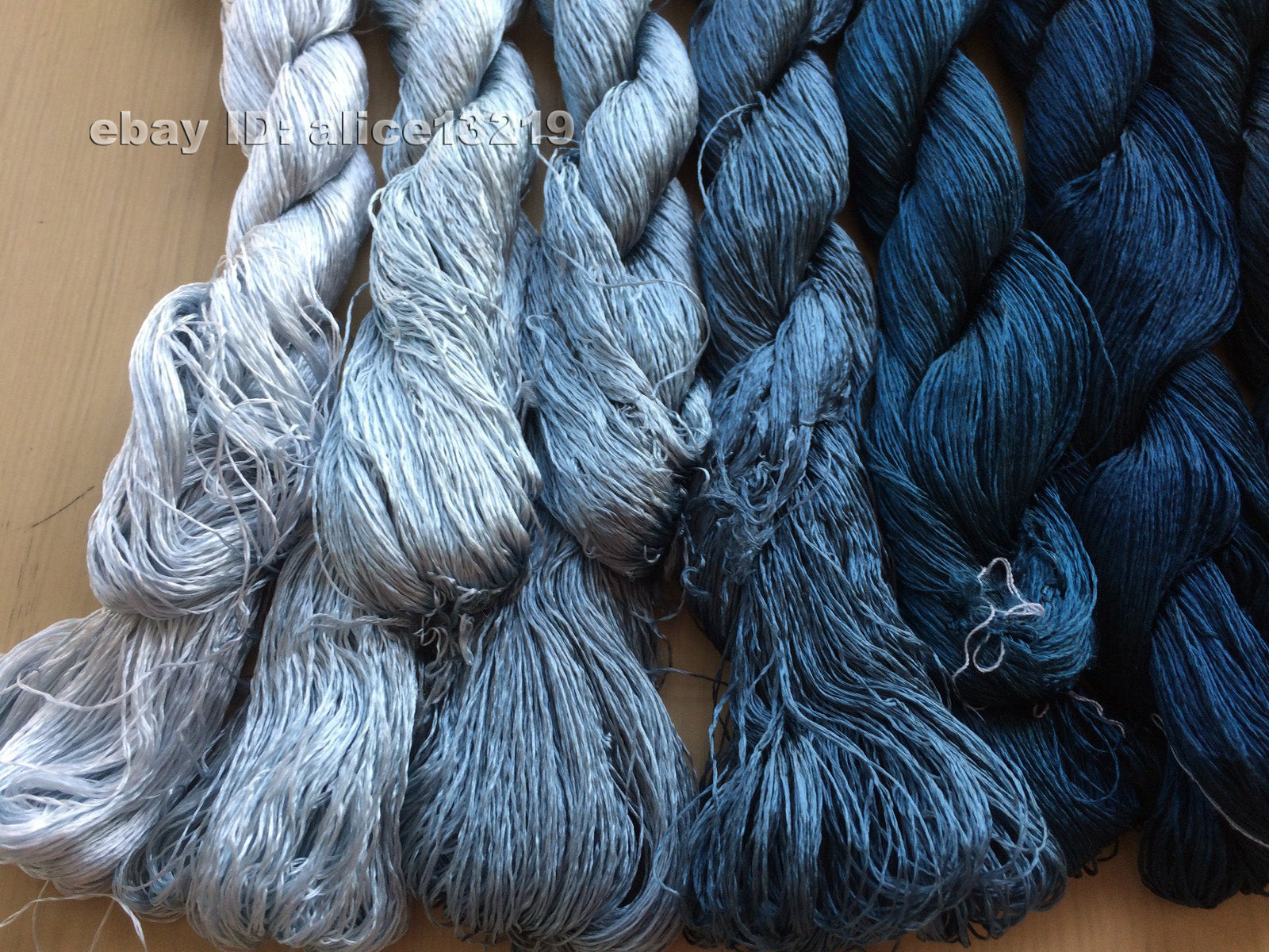 8bundles 100%real mulberry silk,hand-dyed embroidery silk floss/thread N13