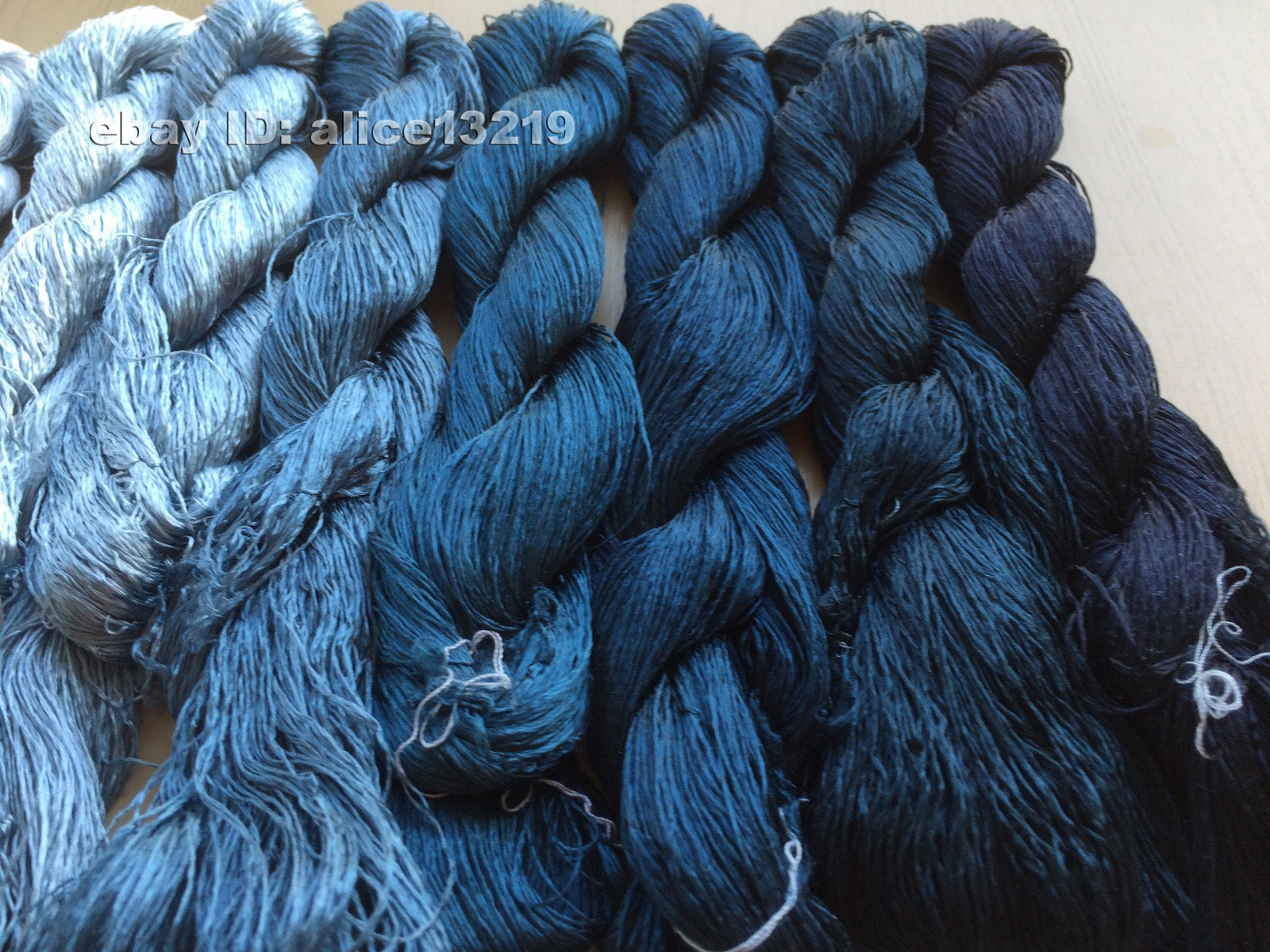 8bundles 100%real mulberry silk,hand-dyed embroidery silk floss/thread N13