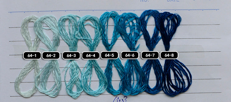 Chinese 100%silk,hand-dyed embroidery floss/thread (962colors for choose)131118