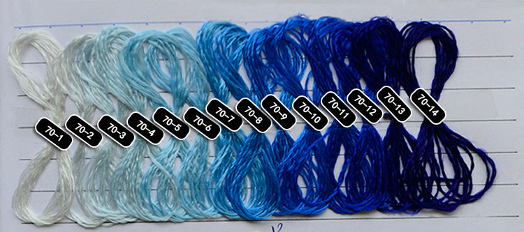 Chinese 100%silk,hand-dyed embroidery floss/thread (962colors for choose)131118