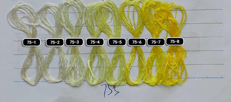 Chinese 100%silk,hand-dyed embroidery floss/thread (962colors for choose)131118