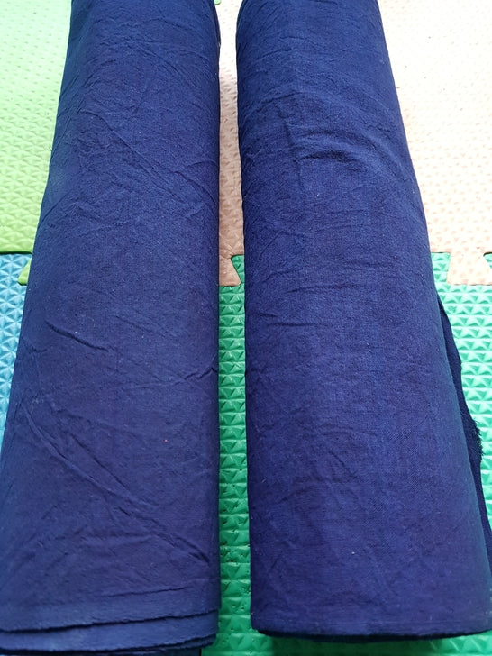 homespun indigo blue fabric 