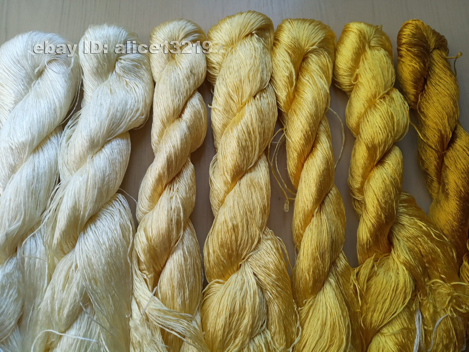 7bundles 100%real mulberry silk,hand-dyed embroidery silk floss/thread N17