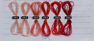 Chinese 100%silk,hand-dyed embroidery floss/thread (962colors for choose)131118